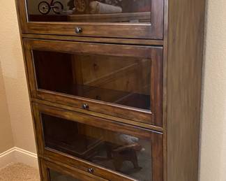 Super NICE High Quality Modern ( Pottery Barn? ) Barrister Lawyer Bookcase.