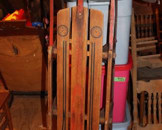 Lot 52:  Sale $20.  Was $30.  Gladding sled