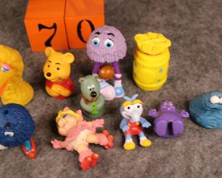 Lot 70:  $4.  Group of 10 figurines rubber and plastic. Non motion