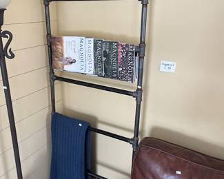 Five-tier industrial shelf.