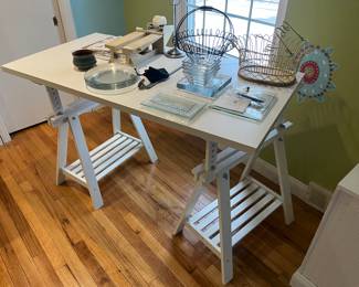 IKEA Mittback trestle table/desk.
