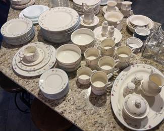 Large set of Gotham fine china, “Town & Country”.