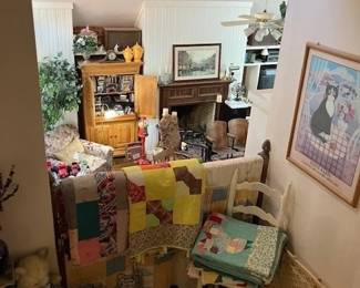 Scene looking into living room