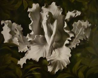 Print on canvass by local artist Bonnie Kamhi