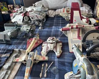 Lots of Star Wars toys
