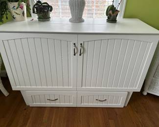 Fold up cabinet queen Murphy bed