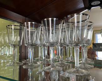 Lenox “Solitaire “ stemware 8 wines /waters