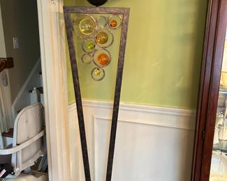 One of 3 floor lamps