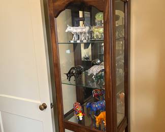 Another lighted display cabinet 
