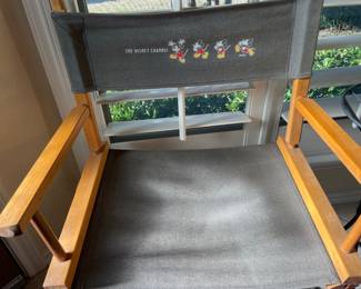 Mickey Mouse directors chair