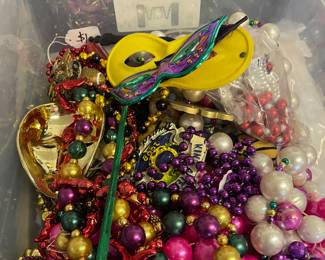 More Mardi Gras beads than you can shake a stick at!! 