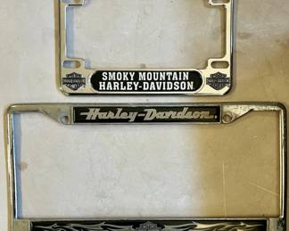 License plate holders