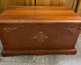 Small cedar toy chest