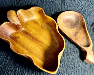 Hand carved bowls from Hawaii