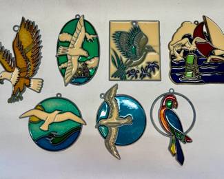 Stained glass suncatchers