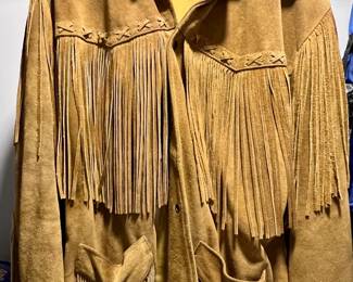 Montana suede fringe jacket