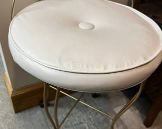 Vintage vanity stool