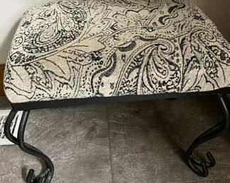 Upholstered footstool