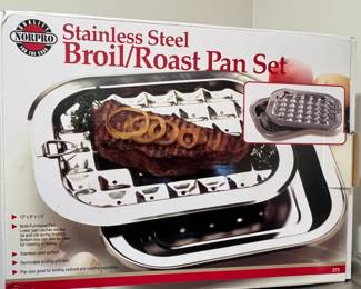 Norpro roast pan set (open box)