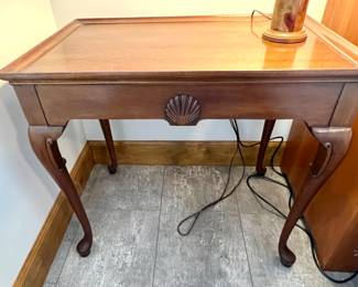 Vintage wood accent table