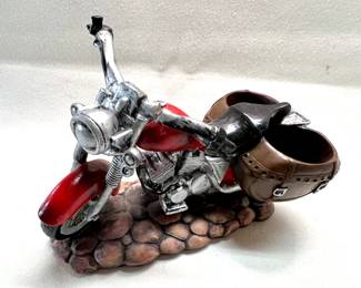 Motorcycle tea light holder
