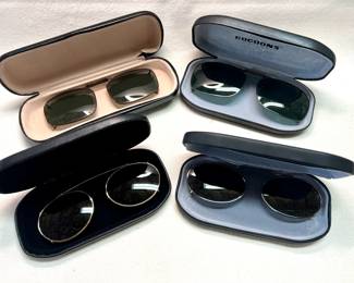 Assorted clip on sunglasses