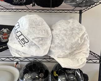 Assorted helmets