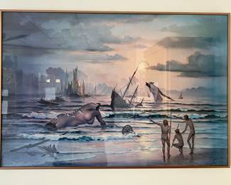 Framed print "Tomorrow" by John Pitre