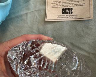 Waterford Crystal Colts Football numbered $50