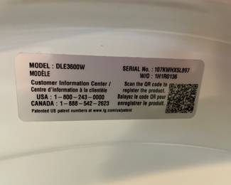 LG ThinQ set of washer & dryer 2021 $700
