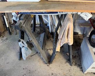 Pair of sawhorses $60