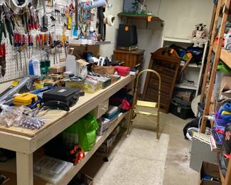 Inside Tool Room plus lots of garage items outside