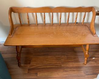 Small bench wood $80