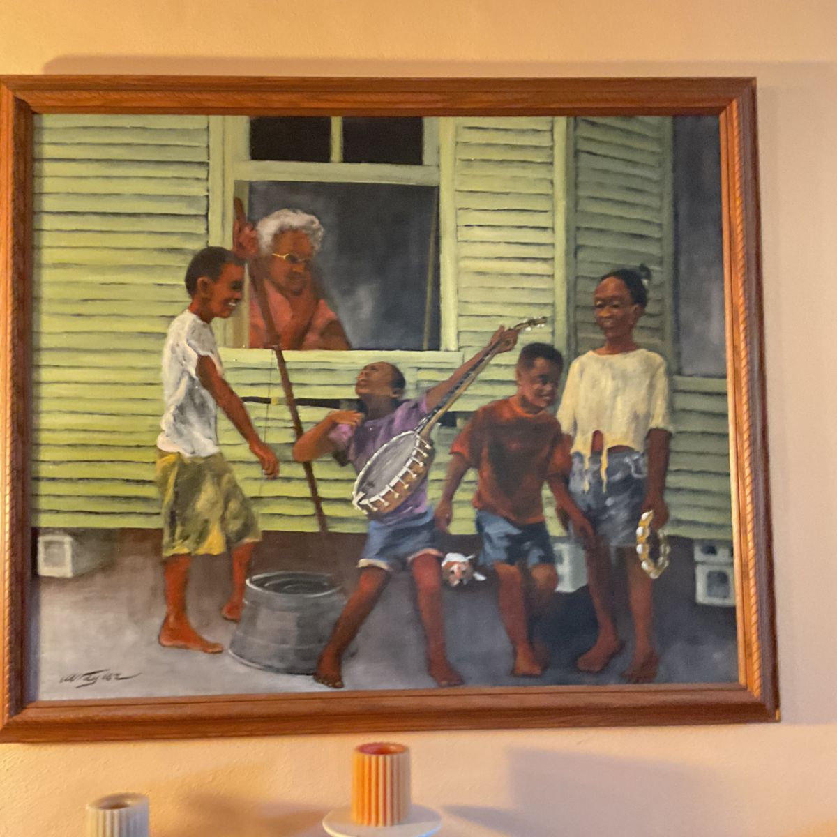 Original Oil  entitled “Remembering” by Joe Taylor