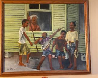 Original Oil  entitled “Remembering” by Joe Taylor