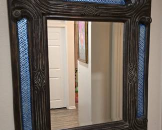 Ornate Wooden Carved Wall Mirror
