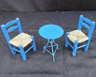 Mini Table and Chairs Figurine art decor