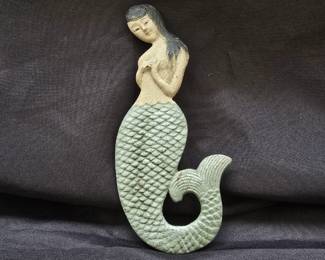 Mermaid Hanging Wall Figure