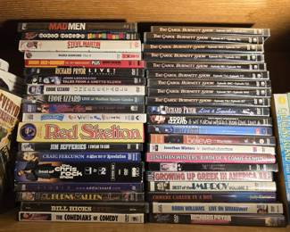 DVD Collection: Everyday Sunshine: The Story of Fishbone; Mad Men: Season One; Steve Byrne's Happy Hour; Steve Martin: The Wild and Crazy Comedy Collection; Maria Bamford: Plan B; Whoopi: Back to Broadway The 20th Anniversary + Whoopi Goldberg: Direct From Broadway; Richard Pryor Live! In Concert; John Leguizamo: Tales From a Ghetto Town; Eddie Izzard: Unrepeatable; Eddie Izzard: Live at Madison Square Garden; Richard Pryor: Live on the Sunset Strip; Russel Peter's Red, White, and Brown; America's Clown Prince: Red Skeleton; Jim Jefferies I Swear To God; Craig Ferguson A Wee Bit O' Revolution; The Best of The Chris Rock Show; Eddie Izzard: Circle; The Burns & Allen Show; Bill Hicks Live; The Comedians of Comedy