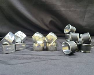 Steel/Brass/Black Napkin Holders