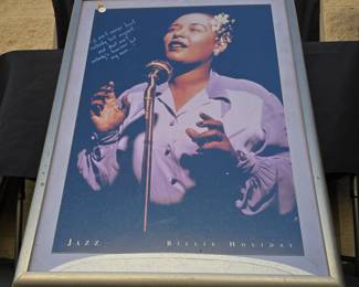 Framed Billie Holiday Poster