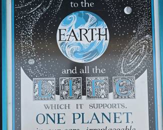 Framed Life/Earth Poster