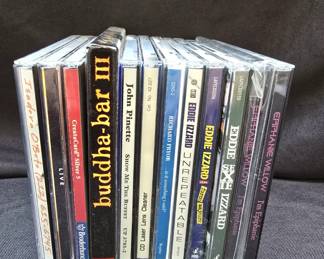 CDs: Epiphanie Willow: I'm Epiphanie; Eddie Izzard Live: Force Majeure; Eddie Izzard Unrepeatable; Richard Pryor: Is it Something I Said?; CD Laser Lens Cleaner; Show Me The Buffet John Pinette; Buddha Bar III; CreataCard Silver 5