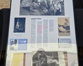 Framed Theatre Ads and Newsprints