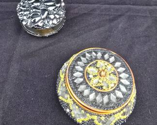 Ornamented Mosaic Jewelry/Trinket holders