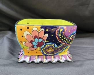 Ornate Handpainted Bowl