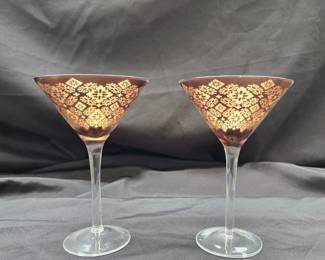Ornate Martini Glass