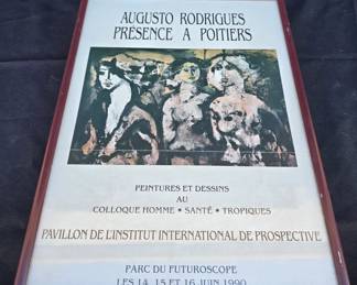 Framed Augusto Rodrigues Poster