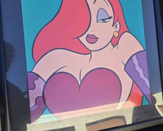 Framed Jessica Rabbit Poster