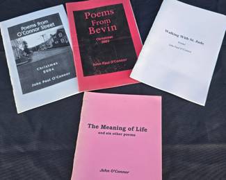 Poem Collection: Poems from O'Connor Street, Poems from Bevin, The Meaning of Life, Walking with St. Jude